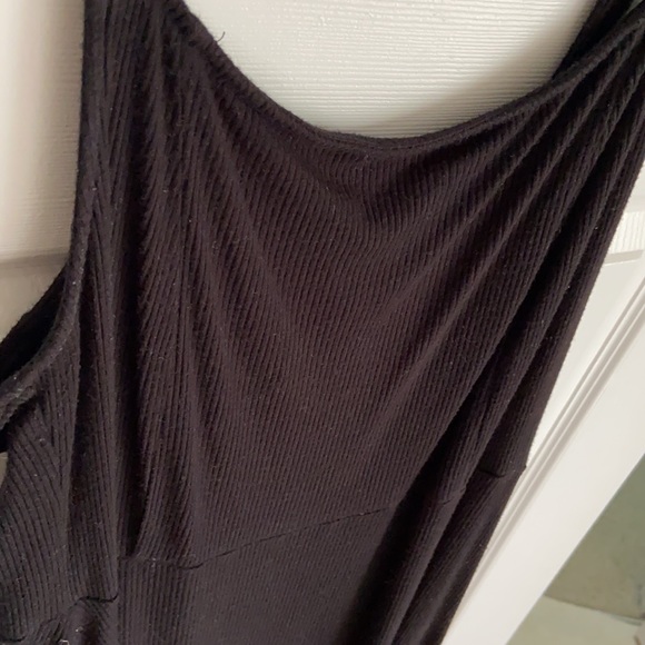 Flowy Ribbed LBD - Picture 2 of 2